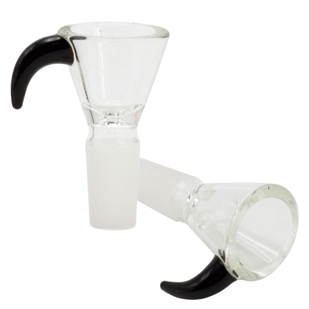 Glass Bowl 14.5mm with Handle + 3mm Hole