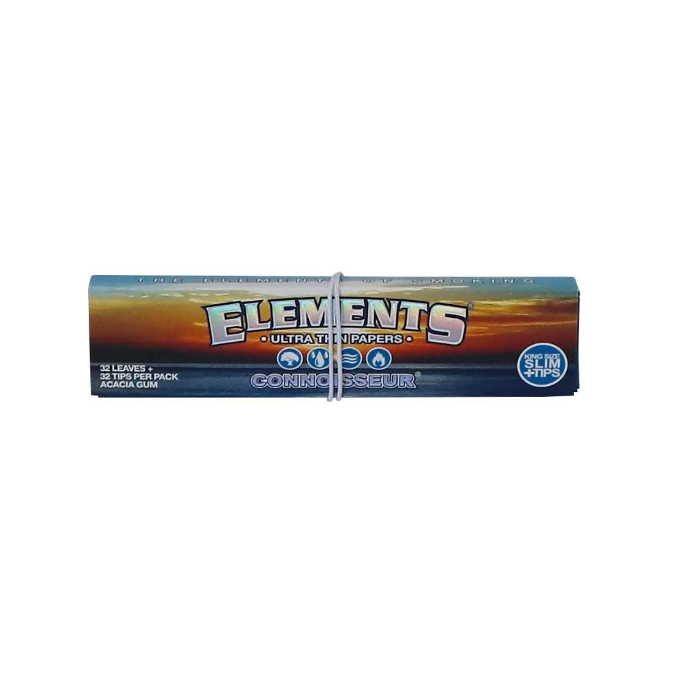 Elements King Size Slim + Tips